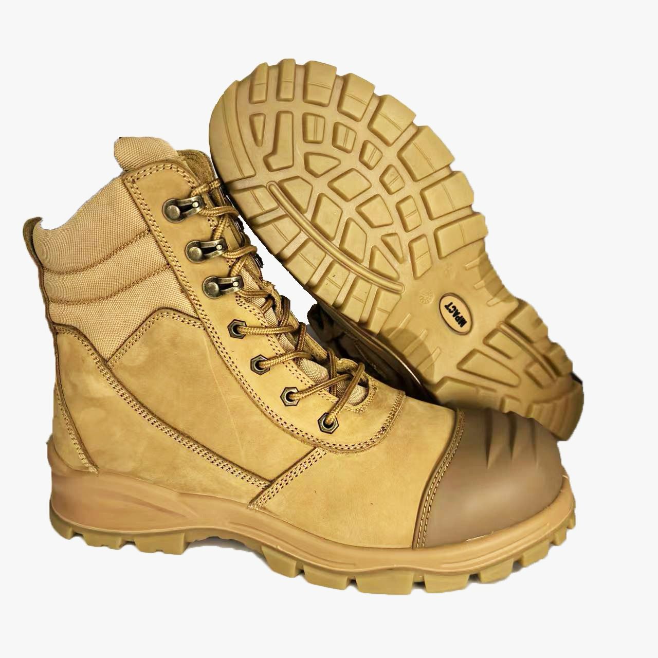 Mpact N3001-1 Wheat Zip Side Safety Boots – 20cm (8”) - Image 2